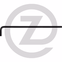 KS Tools Clés mâles 6 pans, extra longues, brunies, 3/32''