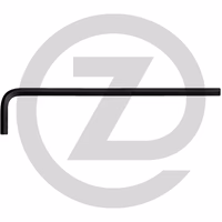 KS Tools Clés mâles 6 pans, longues, brunies, 1,3mm