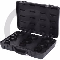 KS Tools Coffret de douilles pour KM écrou à ergo - Pivot extérieur, 9 pièces