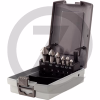 KS Tools Coffret de forets aléseurs HSS Co 90°, 6 pcs, en box PVC - 6 pièces