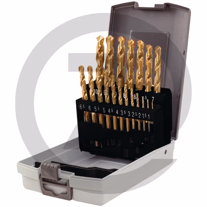 KS Tools Coffret de forets HSS TiN dans une boite - 25 pièces