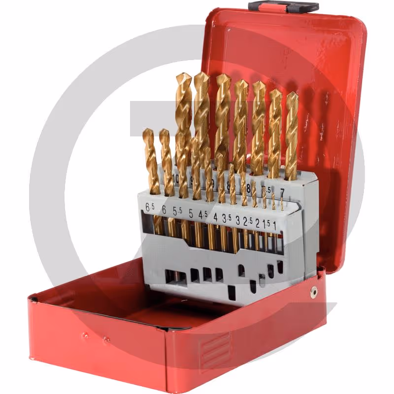 KS Tools Coffret de forets HSS TiN, en box métal 25 pcs. 1-13mm - 25 pièces