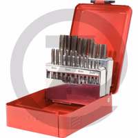 KS Tools Coffret de tarauds HSS CO, 21 pcs. en box métal, M3-M12