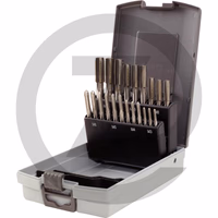 KS Tools Coffret de tarauds HSS CO, 21 pcs. en box PVC, M3-M12