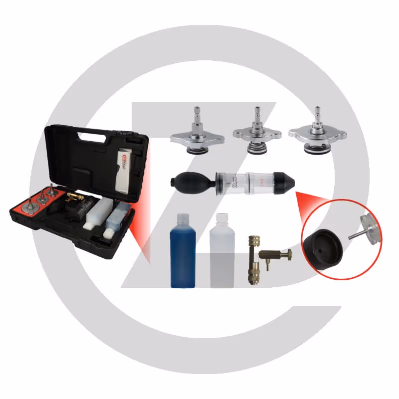 KS Tools Coffret testeur de CO2 - 8-tlg.