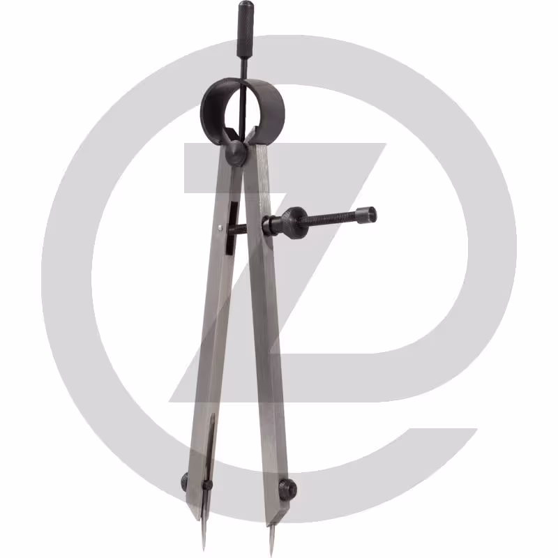 KS Tools Compas de précision à pointes interchangeables, 190 mm - 190 mm