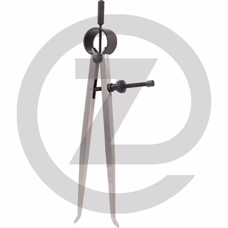 KS Tools Compas droits à ressort et prise intérieure, 245 mm