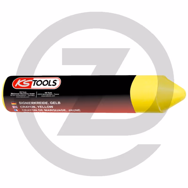 KS Tools Craie de marquage, banche - Paquet de 12, longueur : 110 mm, D : 14 mm