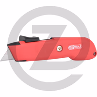 KS Tools Cutter de sécurité universel à retour de lame automatique, 145mm