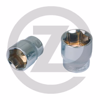 KS Tools Douille 1/2" 6 pans 19/32" CHROMEplus®