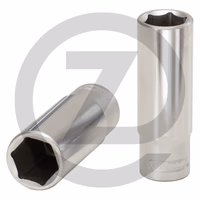 KS Tools Douille 1/2" 6 pans CLASSIC, longue, 18