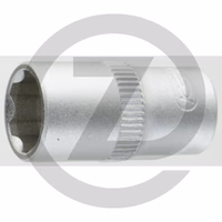 KS Tools Douille 1/4", 9 mm, sur support