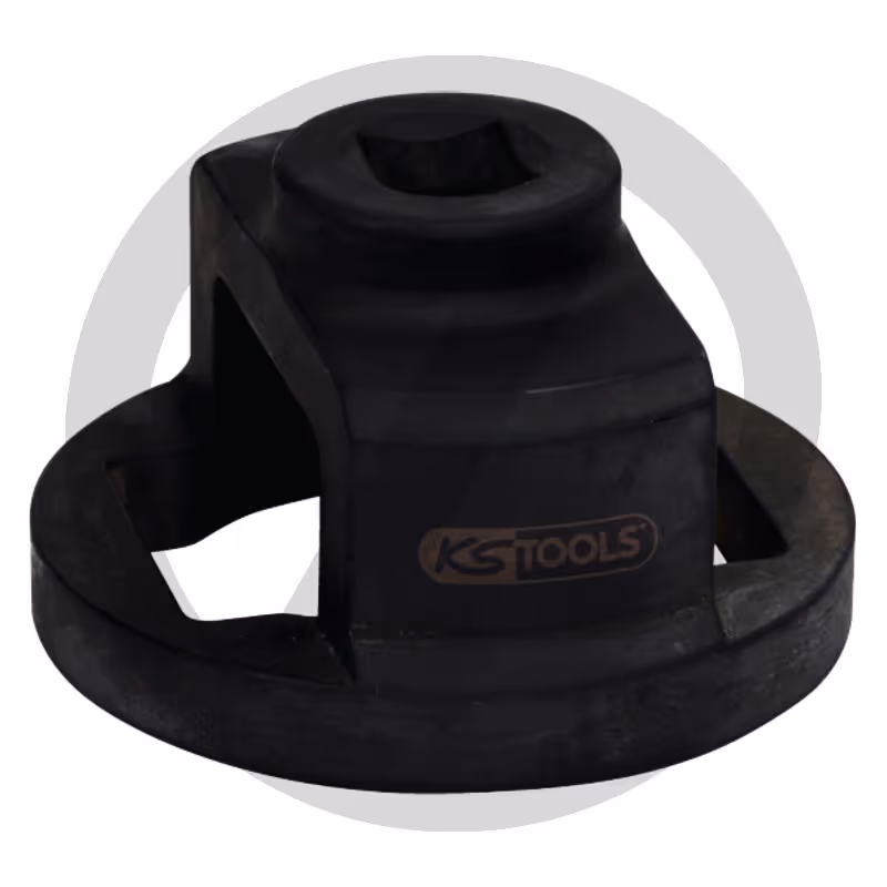 KS Tools Douille 3/4" écrous de fusée BPW, 80 mm - convient pour l'actionnement de machines