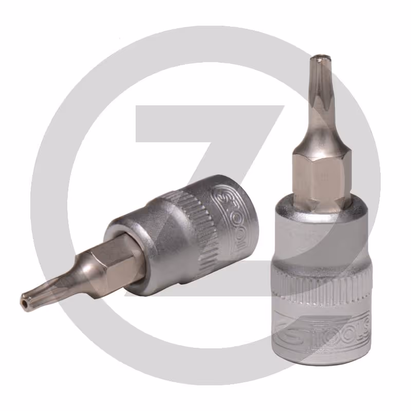 KS Tools Douille tournevis 1/4" 5 pans percé, TS 30