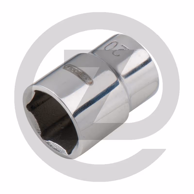 KS Tools EDELSTAHL 1/2" 6kant-Stecknuss, 15mm