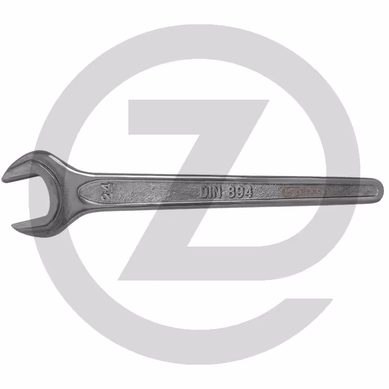 KS Tools EDELSTAHL Einmaulschlüssel, 55mm, abgewinkelt