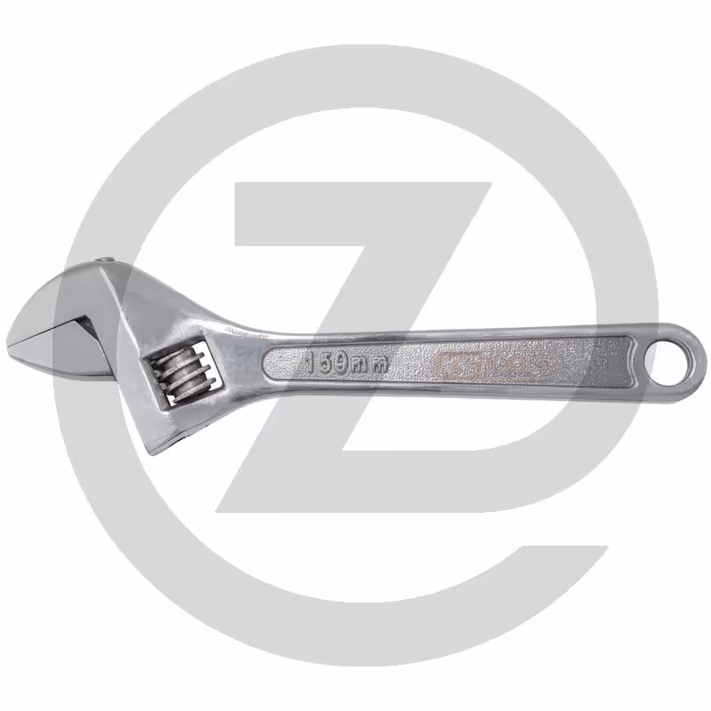 KS Tools EDELSTAHL Rollgabelschlüssel, verstellbar, 15"