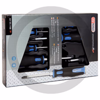 KS Tools ERGOTORQUEmax Jeu de tournevis, 7 pcs. - 7 pièces