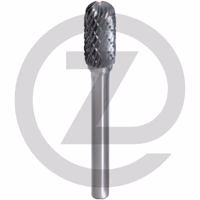KS Tools Fraise cylindrique HM 10 mm, bout rond,