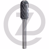 KS Tools Fraise cylindrique HM 12 mm, bout rond,