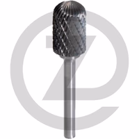 KS Tools Fraise cylindrique HM 16 mm, bout rond,