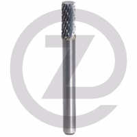 KS Tools Fraise cylindrique HM 6 mm, forme A, san