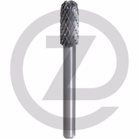 KS Tools Fraise cylindrique HM 8 mm, bout rond, f