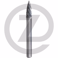 KS Tools Fraise ogive HM 6 mm, forme G