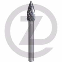 KS Tools Fraise ogive HM 8 mm, forme G