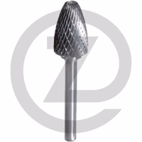 KS Tools Fraise ovale HM 16 mm, bout rond, forme