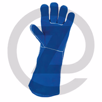 KS Tools Gants en cuir pour soudeurs, longs, L