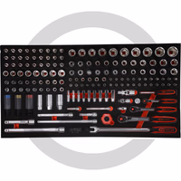 KS Tools Insert de clé à douille - 156 pièces