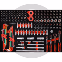 KS Tools Insert de clé à douille - 156 pièces