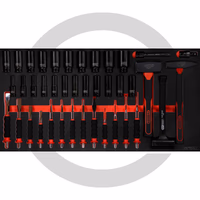KS Tools Insert marteau, burin K.Douilles - 40 pièces