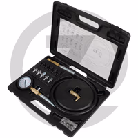 KS Tools Jauge de pression d'huile avec adaptateu - 12 pièces
