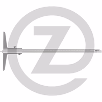 KS Tools Jauge de profondeur ave pointe de mesure, 0-200 mm - 0 - 200 mm