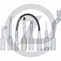 KS Tools Jeu d'adaptateurs pour pompe à graisse, - 7 pièces