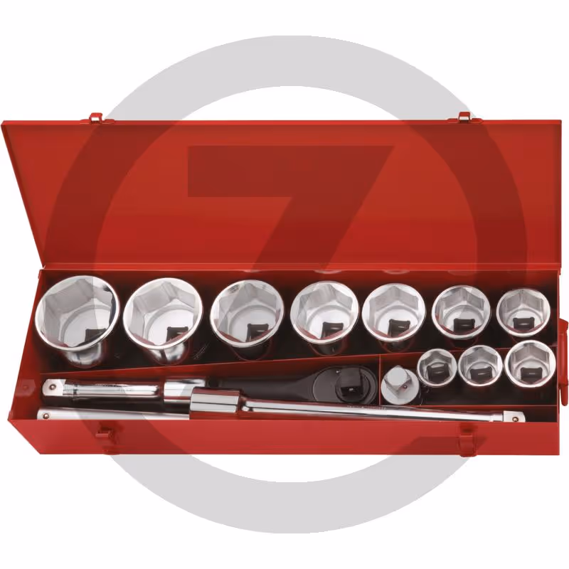 KS Tools Jeu de clés à douilles 1", 15 pièces