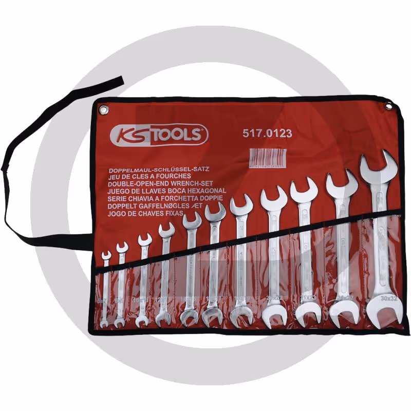 KS Tools Jeu de clés à fourche double -  8 - 19 mm -  5 pièces