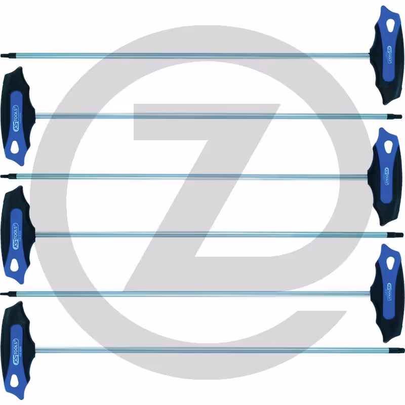 KS Tools Jeu de clés mâles, profil TX ERGOTORQUEp - 9 pièces, T10 - T50