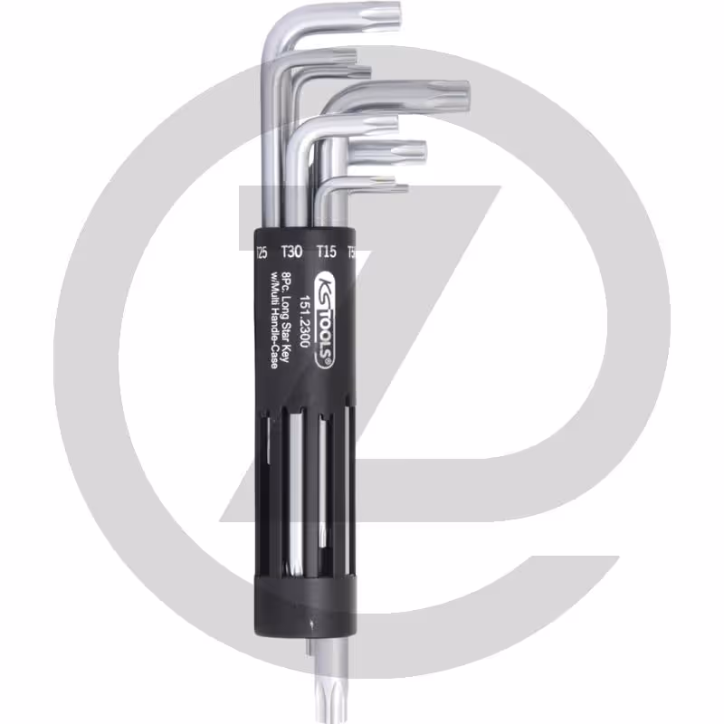 KS Tools Jeu de clés mâles TX 3 en 1,10 pcs. longues