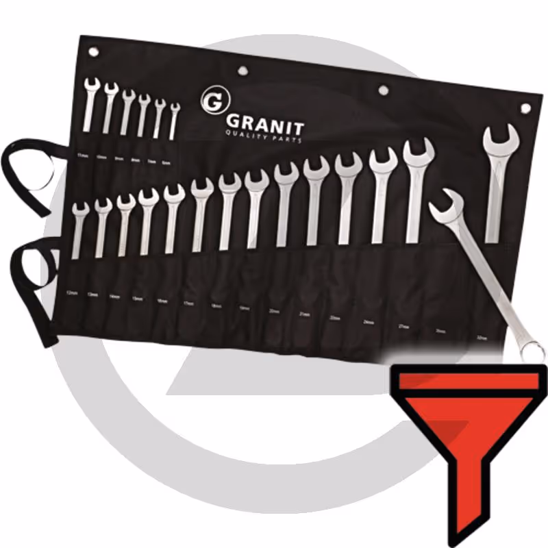 KS Tools Jeu de clés mixtes XXL, 4 p.