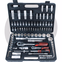 KS Tools Jeu de douilles 1/4"+1/2", 96 pièces - 1/4" + 1/2", 96 pcs.