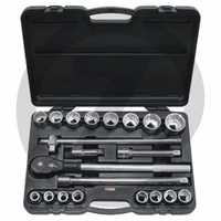 KS Tools Jeu de douilles 3/4", 21 pièces - 21 pièces, dans un coffret en plastique