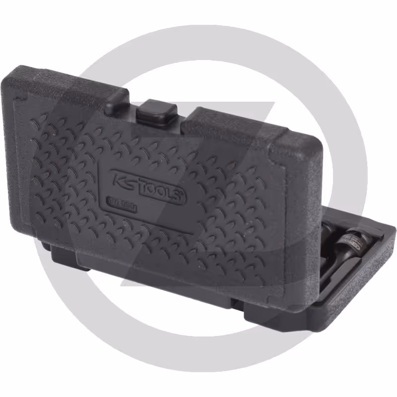 KS Tools Jeu de douilles monoblocs à chocs 1/2", T30-T80 - 8 pièces, livré dans un coffret en plastique - TX®, longues -