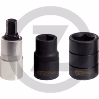 KS Tools Jeu de douilles spéciales pour étriers de frein,1/2", 3pcs