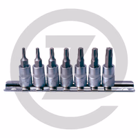 KS Tools Jeu de douilles tournevis TX® 1/4", T10-T40 - 7 pièces, TORX®, - fixation par clips