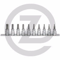 KS Tools Jeu de douilles tournevis TX® 3/8", T10-T55 - 10 pièces, TORX®, - fixation par clips