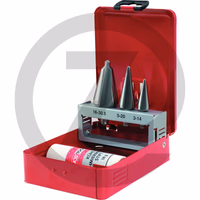 KS Tools Jeu de forets aléseurs coniques HSS Co 4 pcs. en box métal - 4 pièces