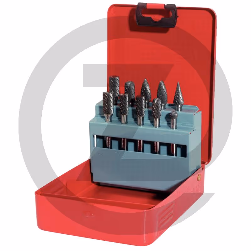 KS Tools Jeu de fraises HM, 7 pièces dans un box - 7 pièces